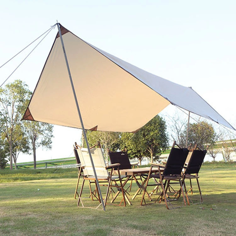 Η Windproof στρατοπέδευση σκιάς καταφυγίων ήλιων σκηνών παραλιών στρατοπέδευσης πολυεστέρα 210t αδιάβροχη σκάει επάνω τα καταφύγια ήλιων