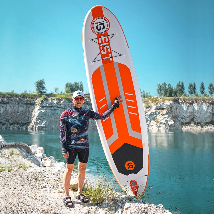 Στάση μεγέθους συνήθειας επάνω στη γουλιά Paddle Planche de Surf Inflatable 9FT ιστιοσανίδα μαλακό Longboard Watersport πινάκων