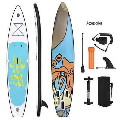 Longboard διογκώσιμα εξαρτήματα ιστιοσανίδων παιδιών αεριωθούμενα με τη λαβή