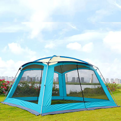 Η αδιάβροχη υπαίθρια αθλητική σκηνή 360*360*220cm 210D αυτόματη σκάει επάνω την οικογένεια σκηνών