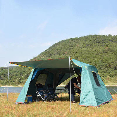 Η αδιάβροχη υπαίθρια αθλητική σκηνή 360*360*220cm 210D αυτόματη σκάει επάνω την οικογένεια σκηνών