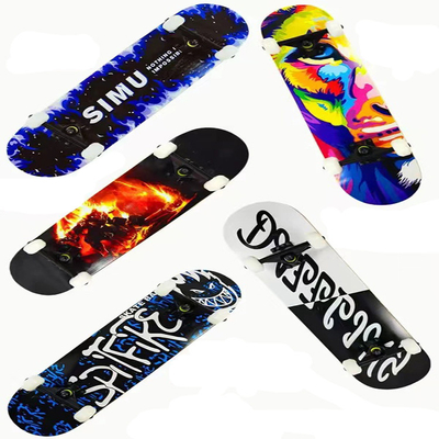 Εκτύπωση μεταφοράς θερμότητας Μαύρο Skateboard Χαμηλού θορύβου Street Skateboard